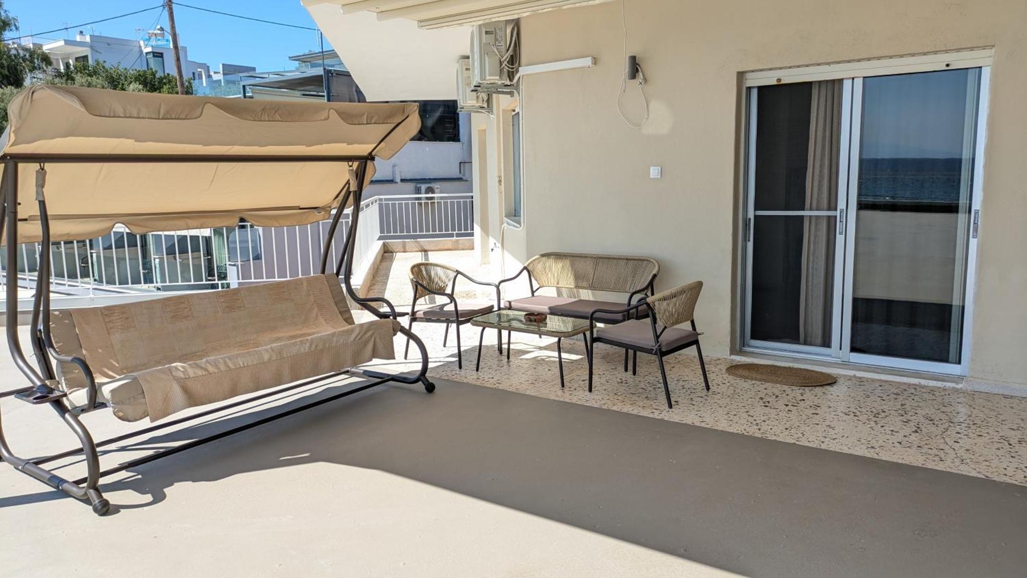 Beachfront Apartment Nea Moudania Exterior foto